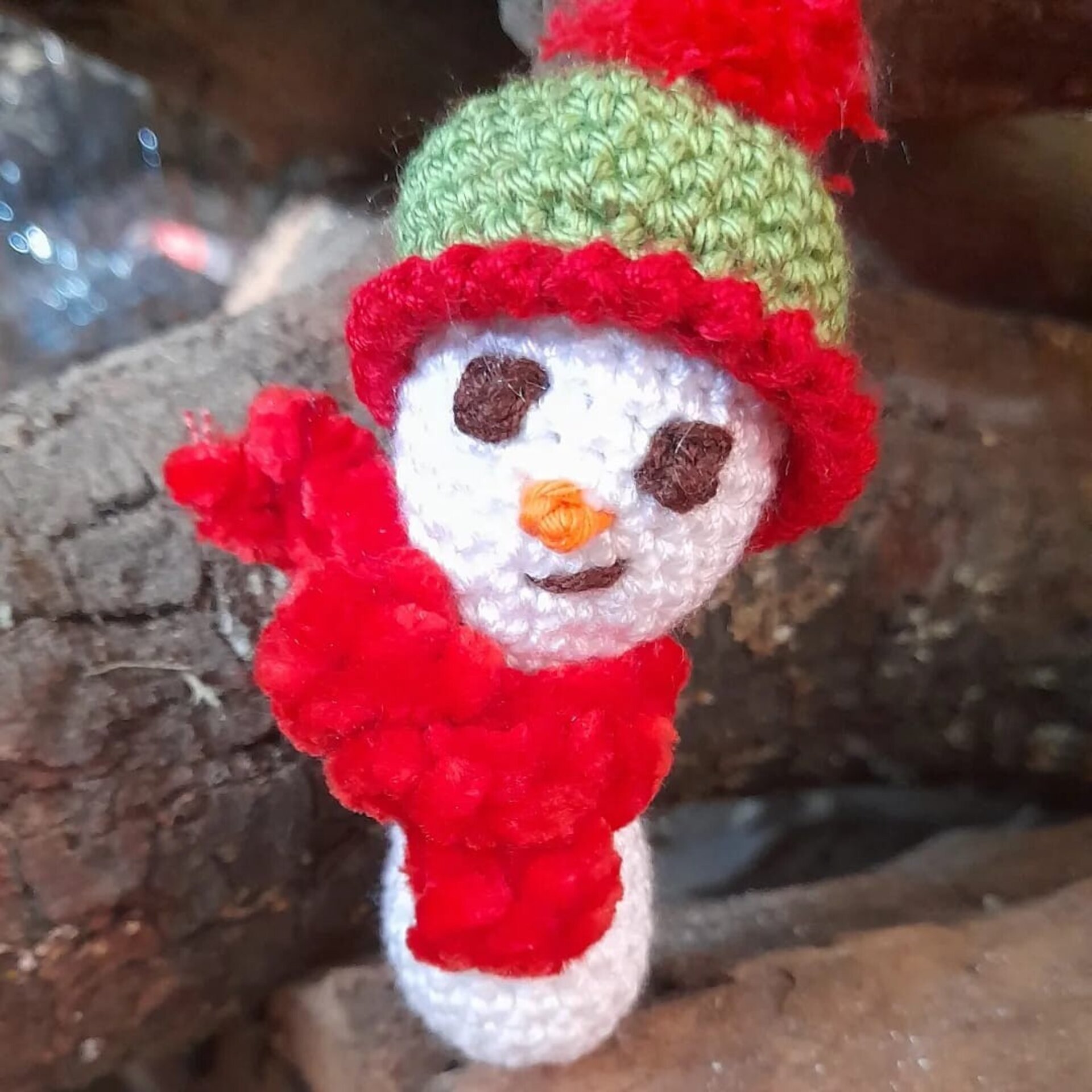 Niño con bebé Amigurumi de Navidad - 2
